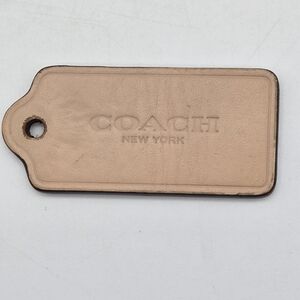 Coach Tan 2.25 Hangtag